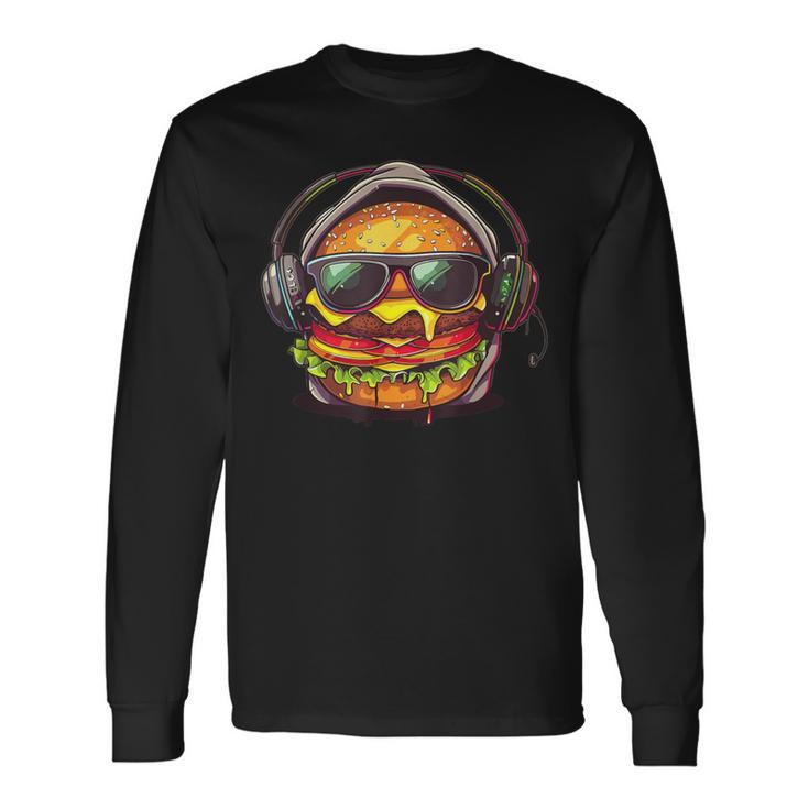 Cheeseburger With Sunglasses I Cheeseburger Langarmshirts Geschenkideen