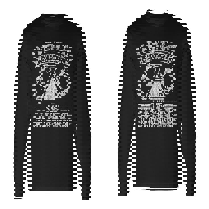 Chemical Engineer Is Cookingintage Chemical Engineer Camiseta de manga larga