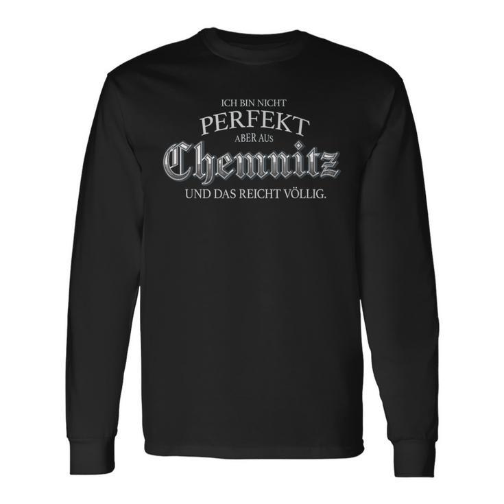 Chemnitz Souvenir Lustige Stadt Motive Langarmshirts Geschenkideen