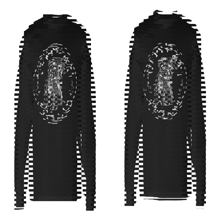 Chiang Mai Thailand Elephant Thai Digital Nomad Long Sleeve T-Shirt