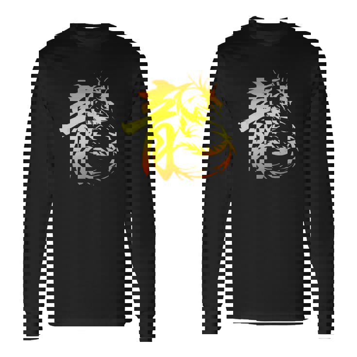 Legendary Chinese Dragon Symbol Of Strength Long Sleeve T
