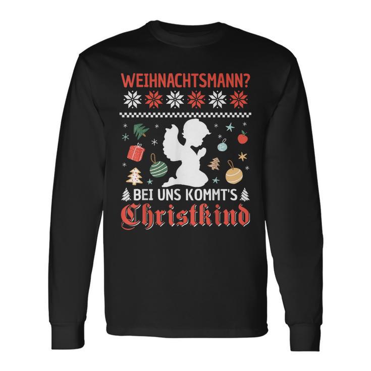 Christkind Santa Claus Christmas Langarmshirts Geschenkideen