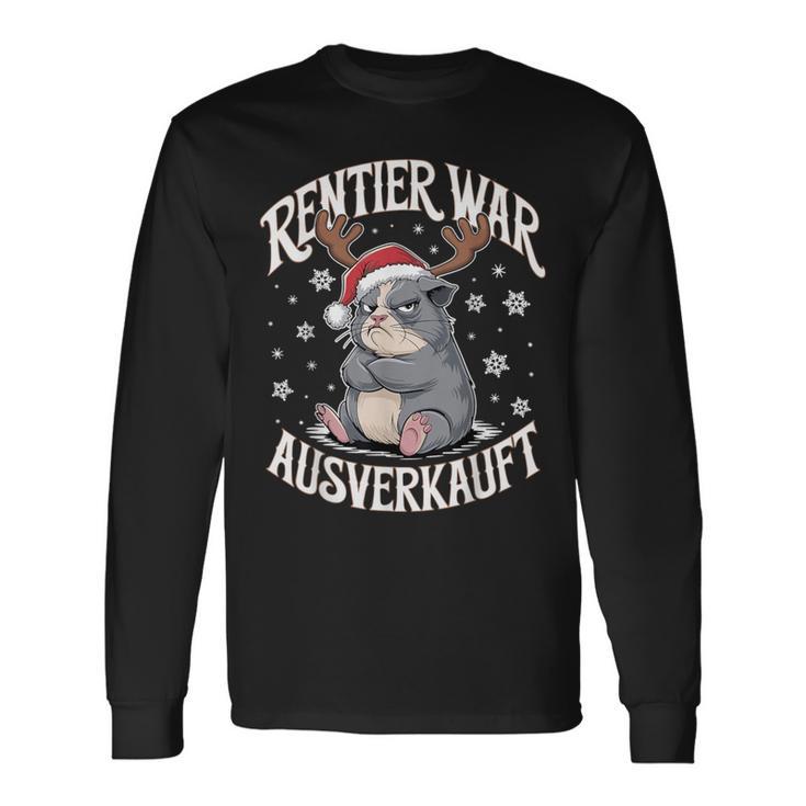 Christmas Guinea Pig Reindeer Was Out Sold Out Langarmshirts Geschenkideen