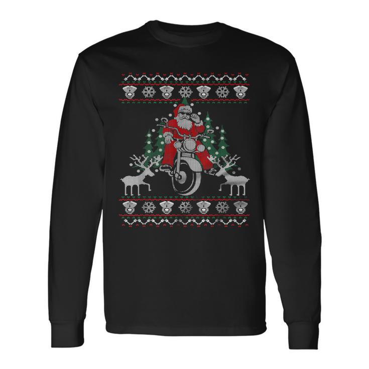 Christmas Holiday Idea Santa Claus Langarmshirts Geschenkideen