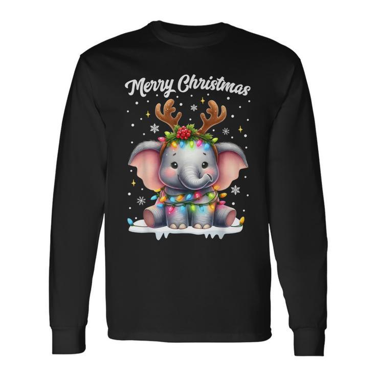 Christmas Outfit Christmas Jumper Elephant Christmas Langarmshirts Geschenkideen