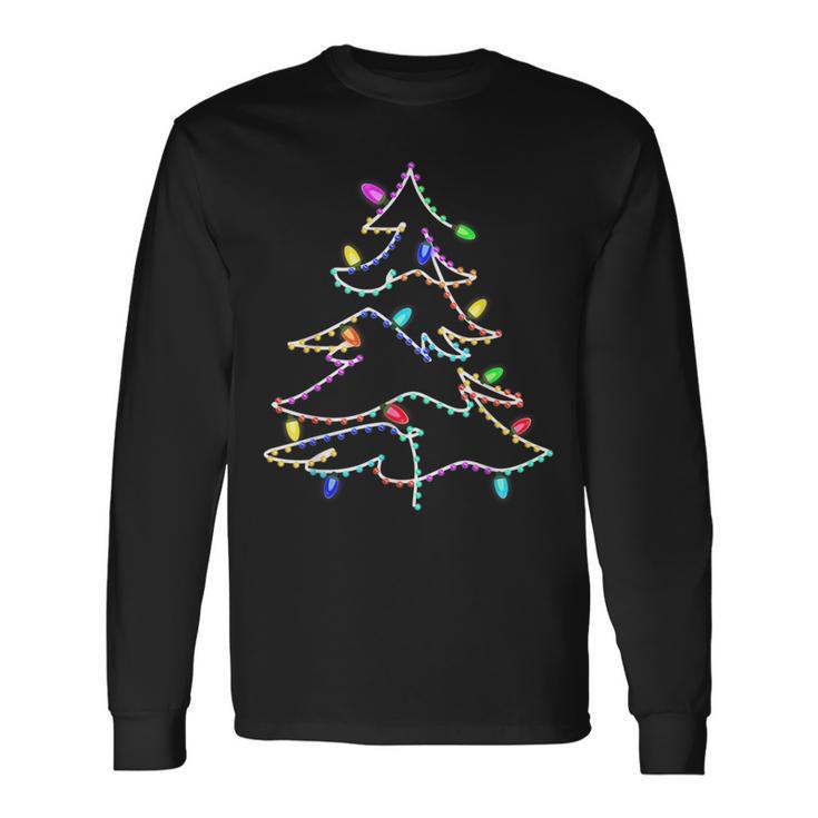 Christmas Tree Fairy Lights Christmas Tree Winter Langarmshirts Geschenkideen