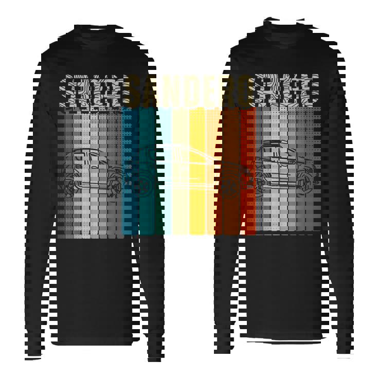 Coche Sandero Hatchback Stepway Retrointage Camiseta de manga larga Ideas de regalos