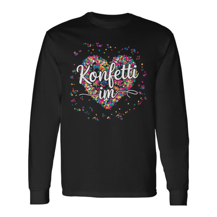 Confetti In The Heart Carnival Langarmshirts Geschenkideen