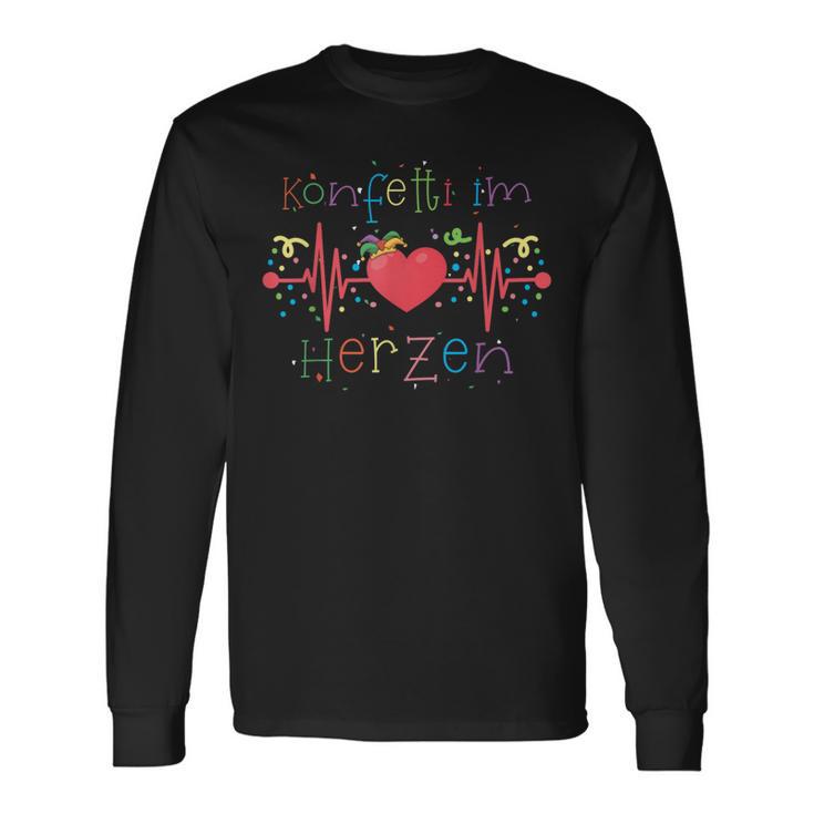 Confetti In The Heart Carnival Party Outfit Carnival Fancy Dress Langarmshirts Geschenkideen