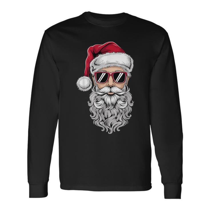 Cool Christmas Cool Santa Claus Christmas Langarmshirts Geschenkideen