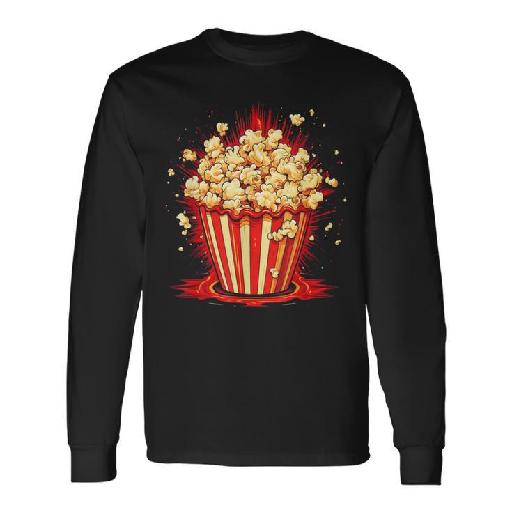 Cool Popcorn Container Langarmshirts Geschenkideen