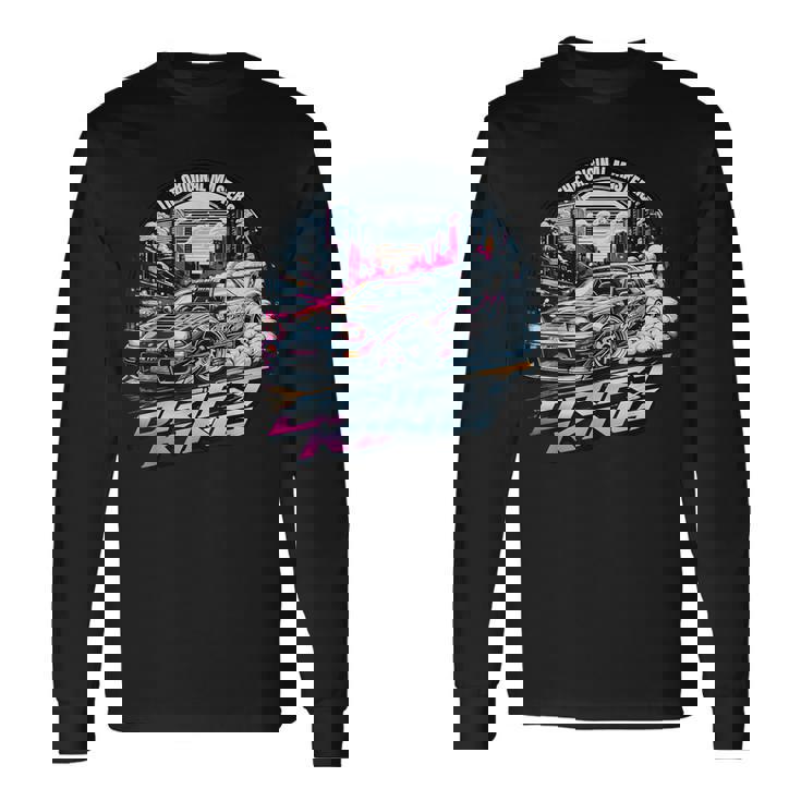 Cool Racingintage Japonés Jdm Tokio Japón Drift Race Car Camiseta de manga larga