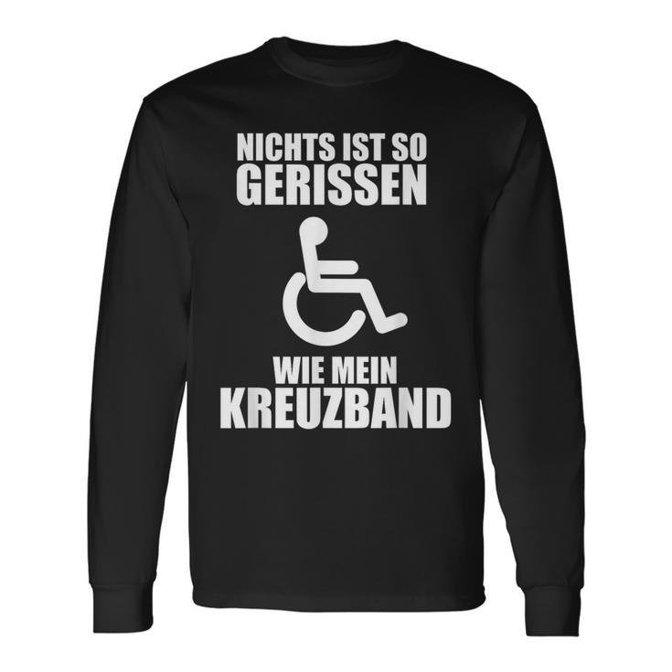 With Cross Band And Cross Band Crack Football Ski Injury Langarmshirts Geschenkideen