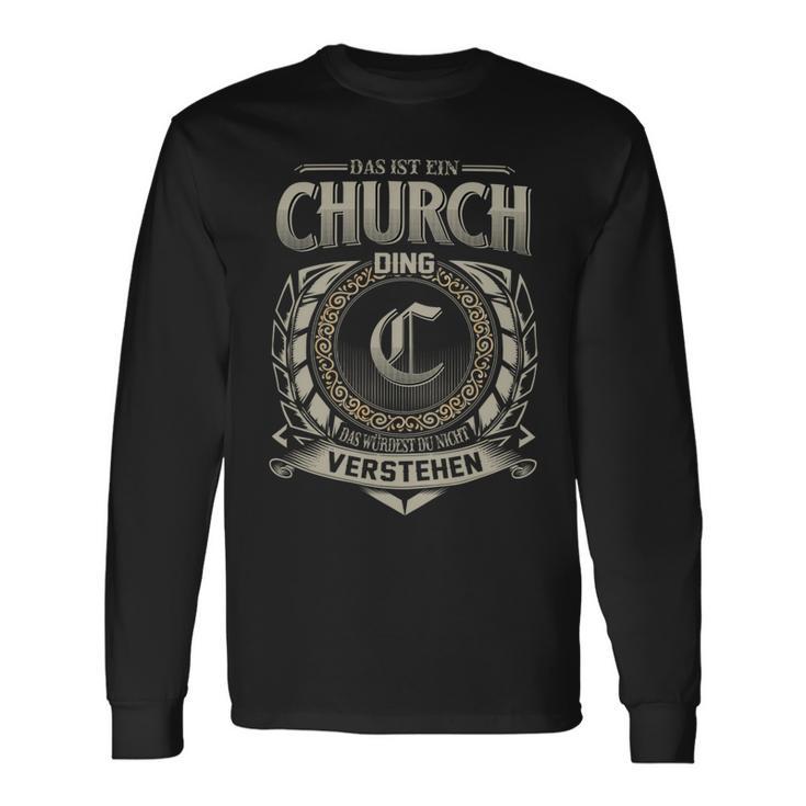 Das Ist Ein Church Ding Church Name Langarmshirts Geschenkideen