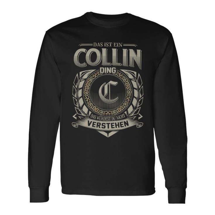 Das Ist Ein Collin Ding Collin Name Langarmshirts Geschenkideen