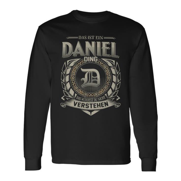 Das Ist Ein Daniel Ding Daniel Name Langarmshirts Geschenkideen