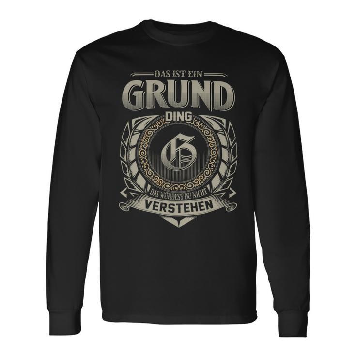 Das Ist Ein Grund Ding Grund Name Langarmshirts Geschenkideen