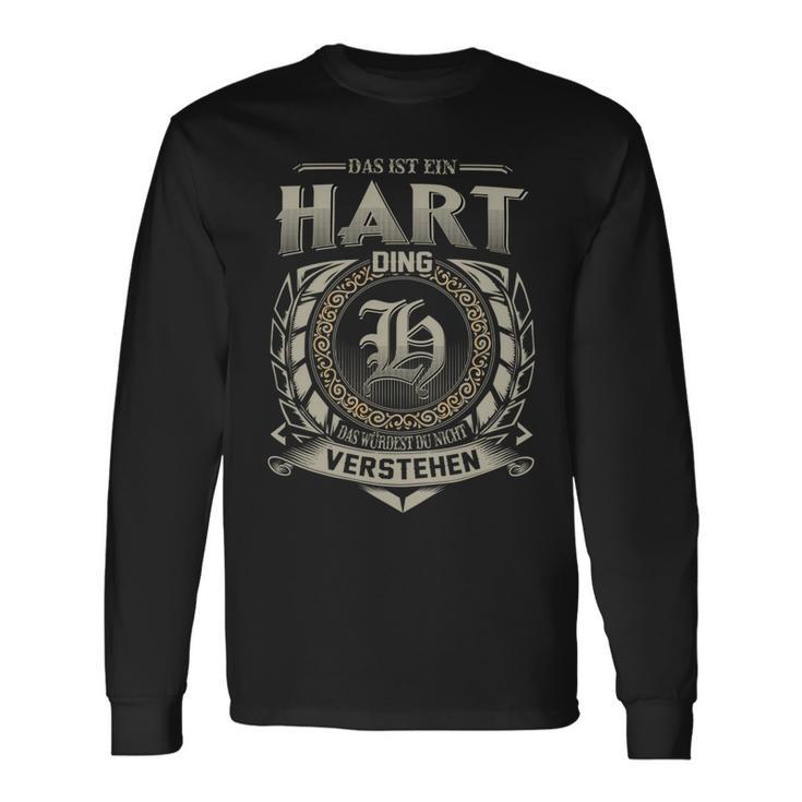 Das Ist Ein Hart Ding Hart Name Langarmshirts Geschenkideen