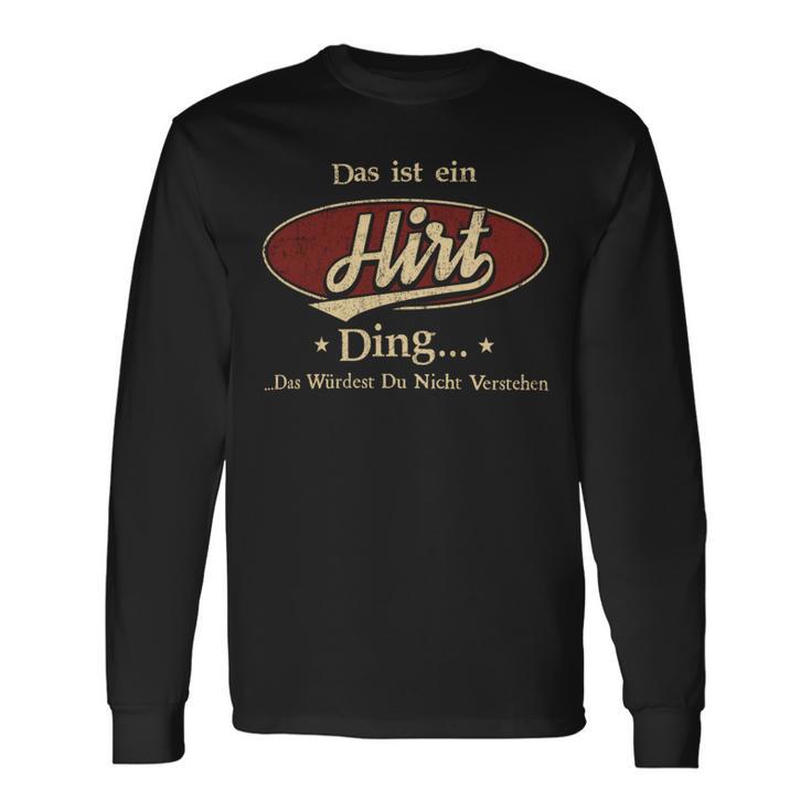 Das Ist Ein Hirt Ding Das Würdest Du Nicht Verstehen Hirt Name Langarmshirts Geschenkideen