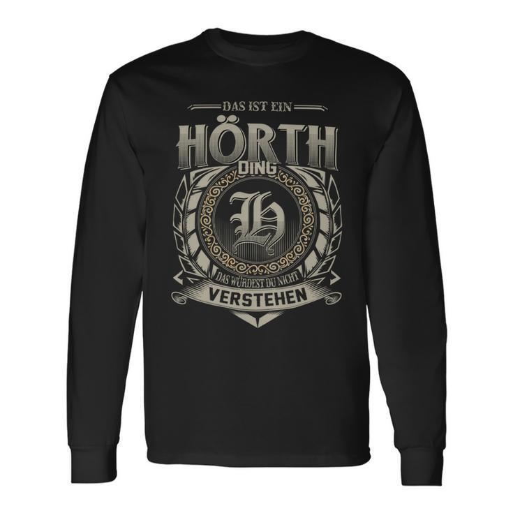 Das Ist Ein Hoerth Ding Hoerth Name Langarmshirts Geschenkideen