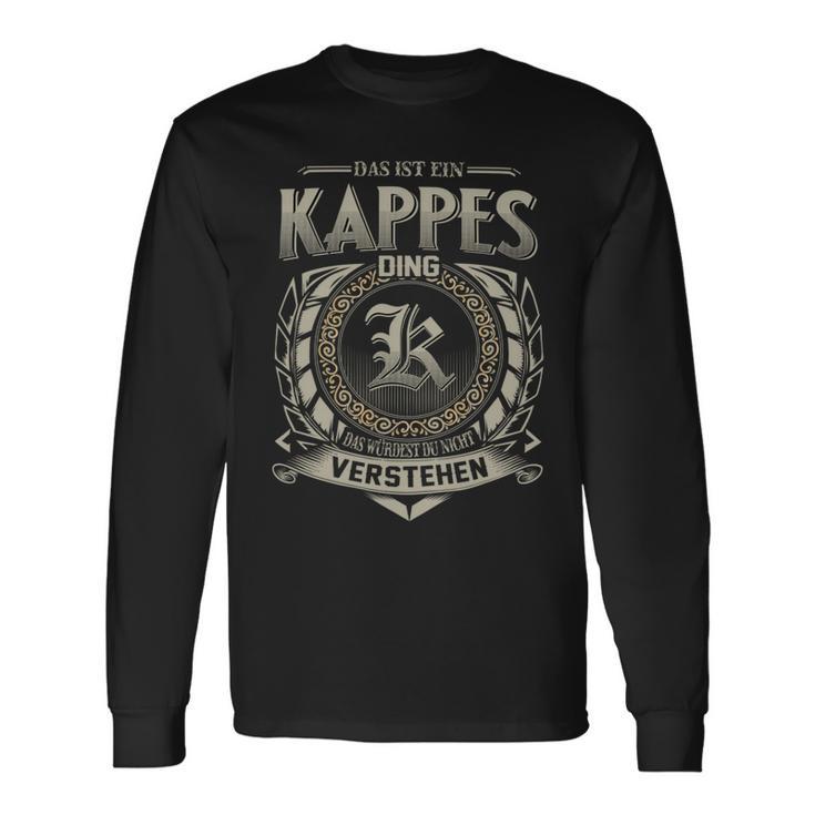 Das Ist Ein Kappes Ding Kappes Name Langarmshirts Geschenkideen