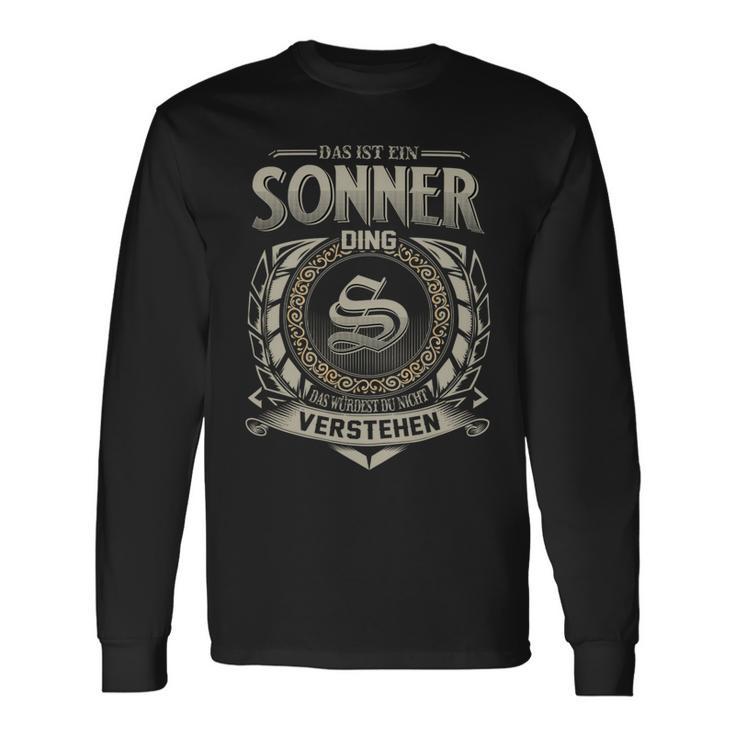 Das Ist Ein Sonner Ding Sonner Name Langarmshirts Geschenkideen