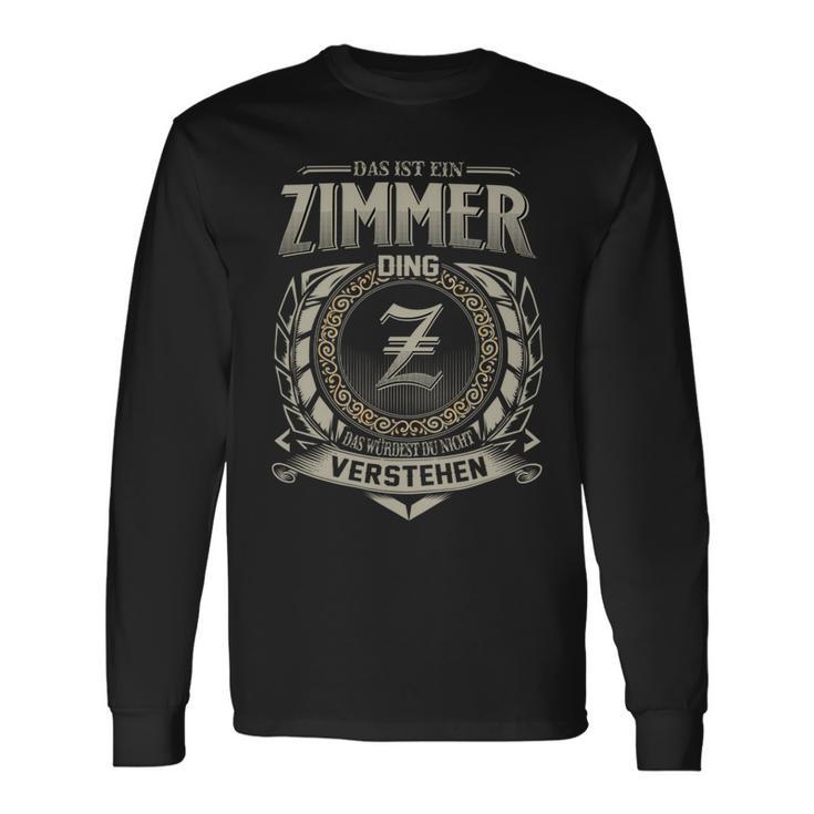 Das Ist Ein Zimmer Ding Zimmer Name Langarmshirts Geschenkideen