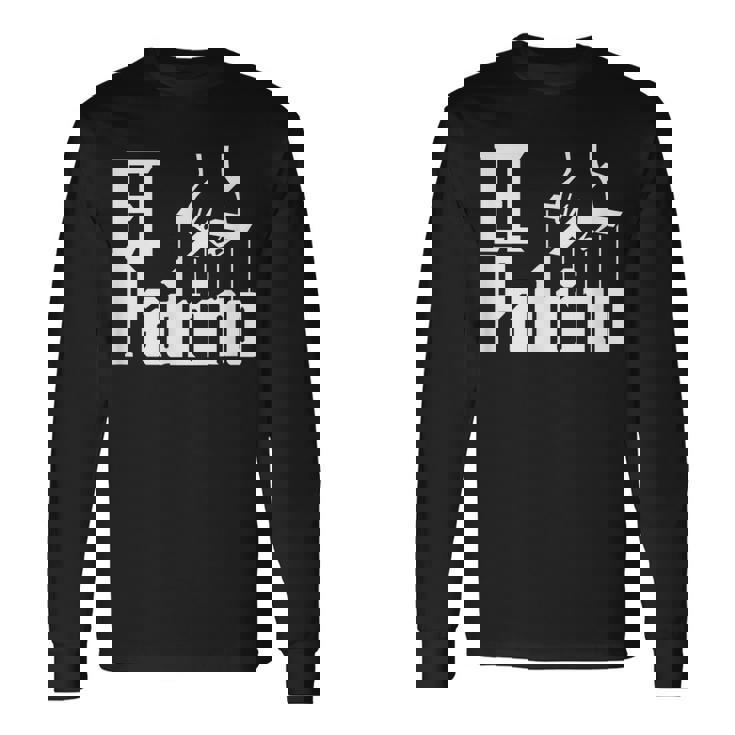Divertido El Padrino Para Padrino Español Camiseta de manga larga Ideas de regalos
