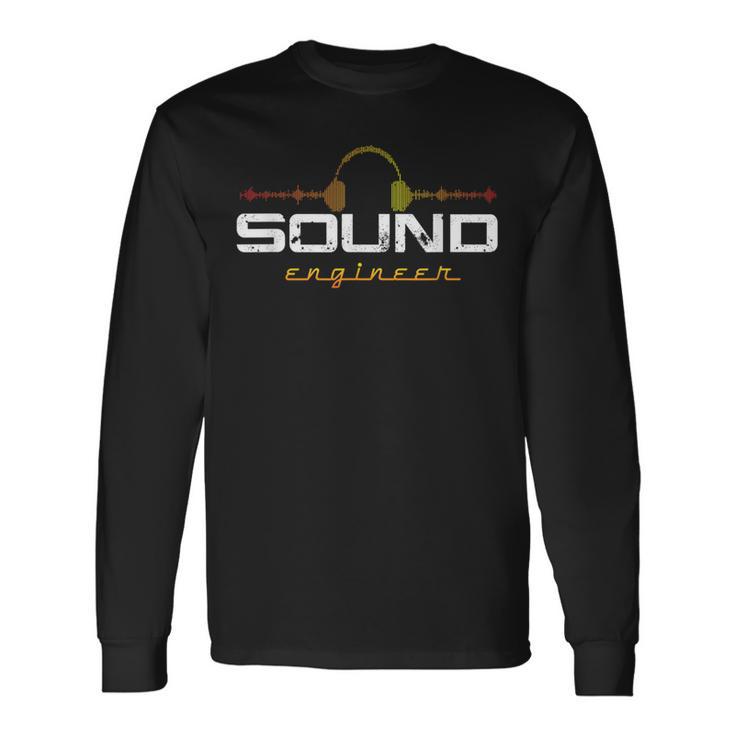 Dj Music Producer Producer Sound Engineer Audio Langarmshirts Geschenkideen