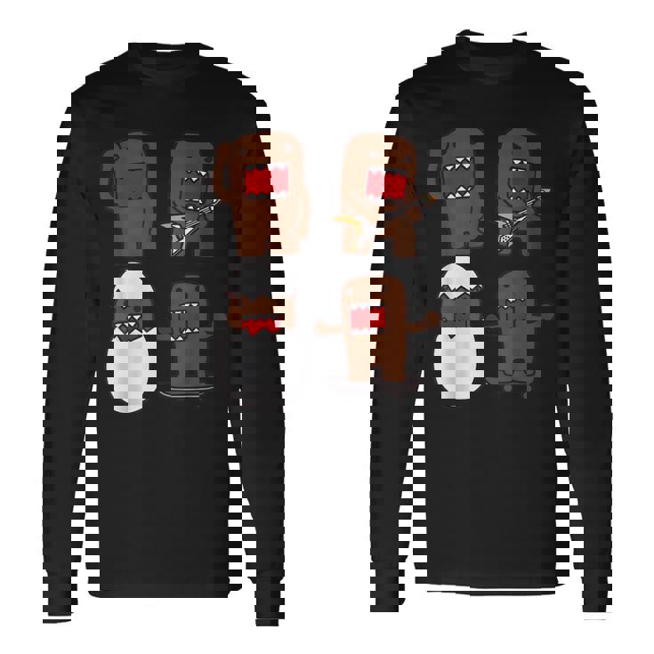 Domo Kun Guitar Y2k T-Shirt - Seseable