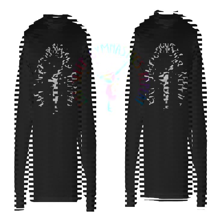 Eat Sleep Gymnastics Repeat Gymnastics Player Camiseta de manga larga