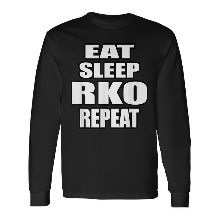 Eat Sleep Rko Repeat Trending Langarmshirts Geschenkideen