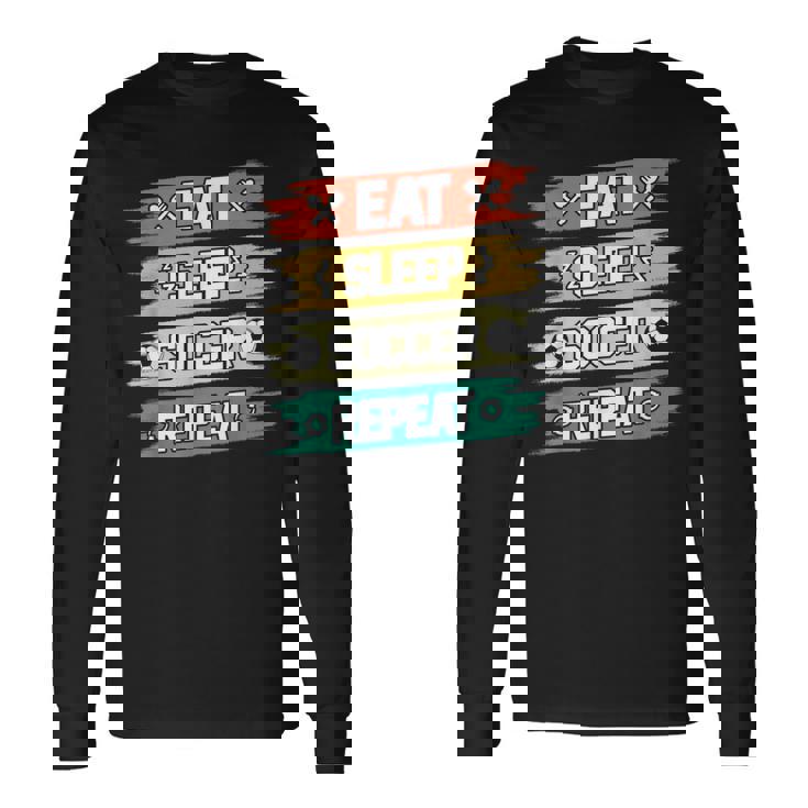 Eat Sleep Soccer Repeat Boys Soccer Lovers & Players Long Sleeve T-Shirt Gifts ideas
