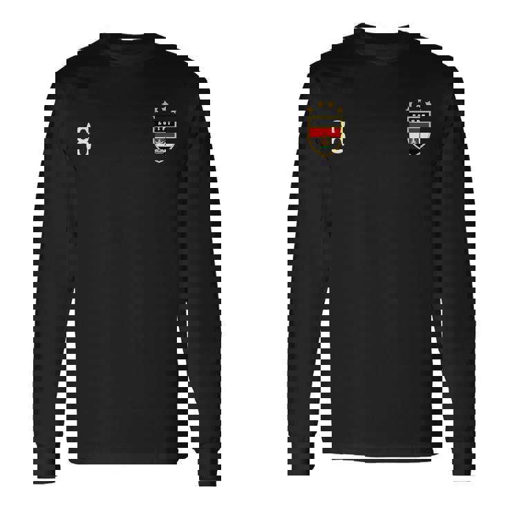 Egipto Número 8 Fútbol Bandera Fútbol Ocho Egipcio Camiseta de manga larga