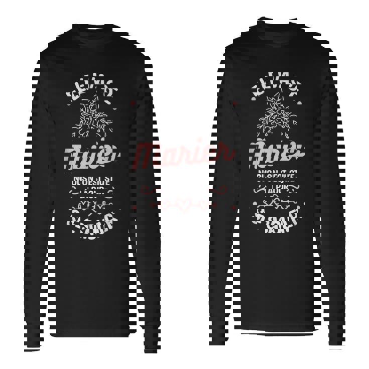 Ellea Se Marier Nous On Est Juste Là Pour Se Saouler T-shirt à manches longues