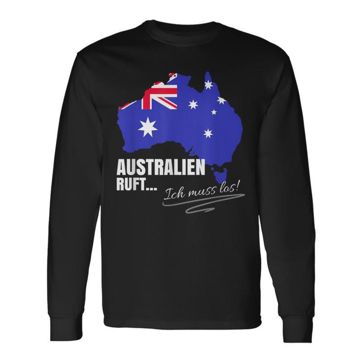 Emigration Australia Farewell Must Have Gadgets Emigrant Langarmshirts Geschenkideen