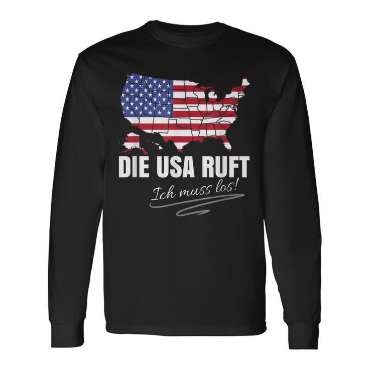 Emigration Usa Farewell Gadgets America Emigrant Langarmshirts Geschenkideen