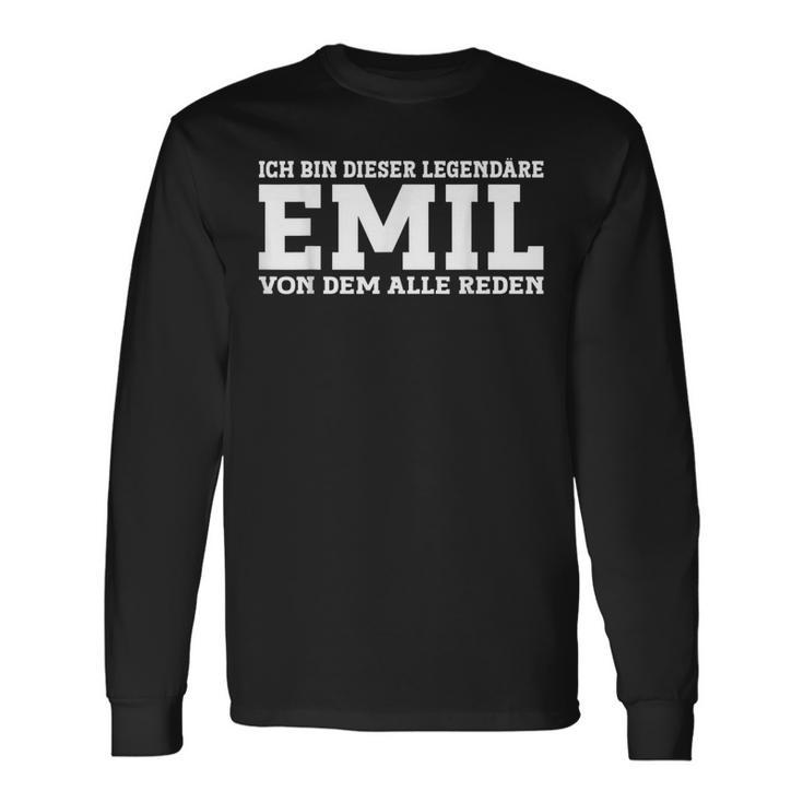 Emil With First Name Langarmshirts Geschenkideen