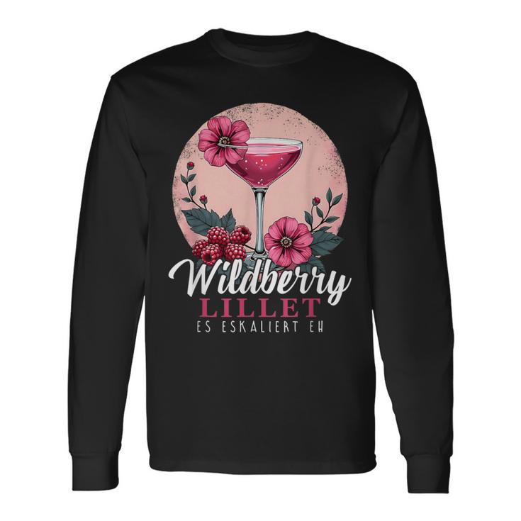 Es Eskaliert Eh Sommer Cocktail Party Wildberry Lillet Damen Langarmshirts Geschenkideen