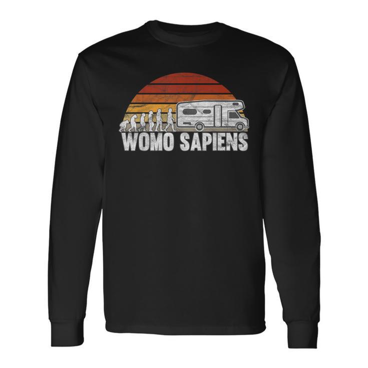 Evolution Caravan Camping Womo Sapiens Langarmshirts Geschenkideen