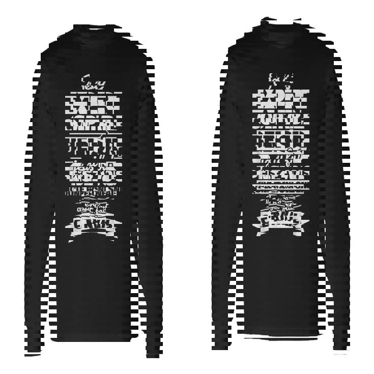 Expert Comptable Bien Sur Je Suis T-shirt à manches longues