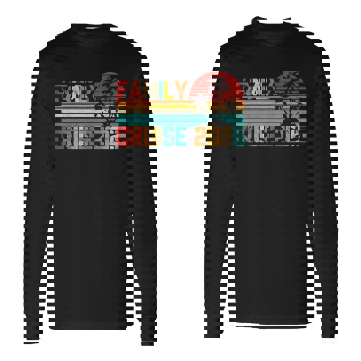 Family Cruise 2025 Beach Matching Summer Vacation Long Sleeve T-Shirt