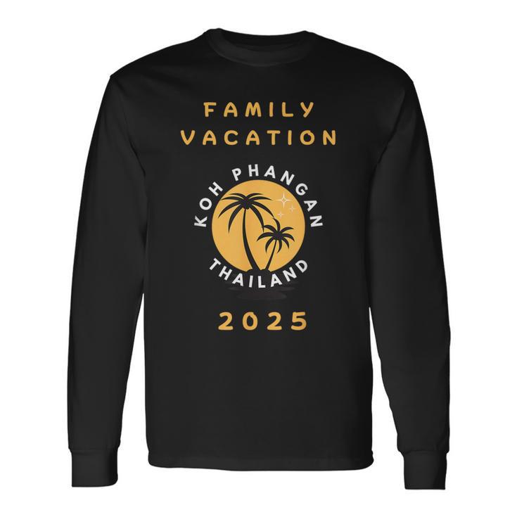 Familyacation 2025 Koh Phangan Thailand Langarmshirts Geschenkideen