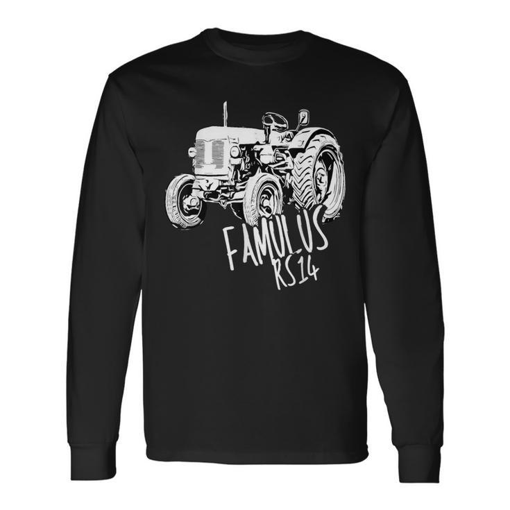 Famulus Traktor Famulus Rs14 Trekker Landwirt Baue Tractor Langarmshirts Geschenkideen