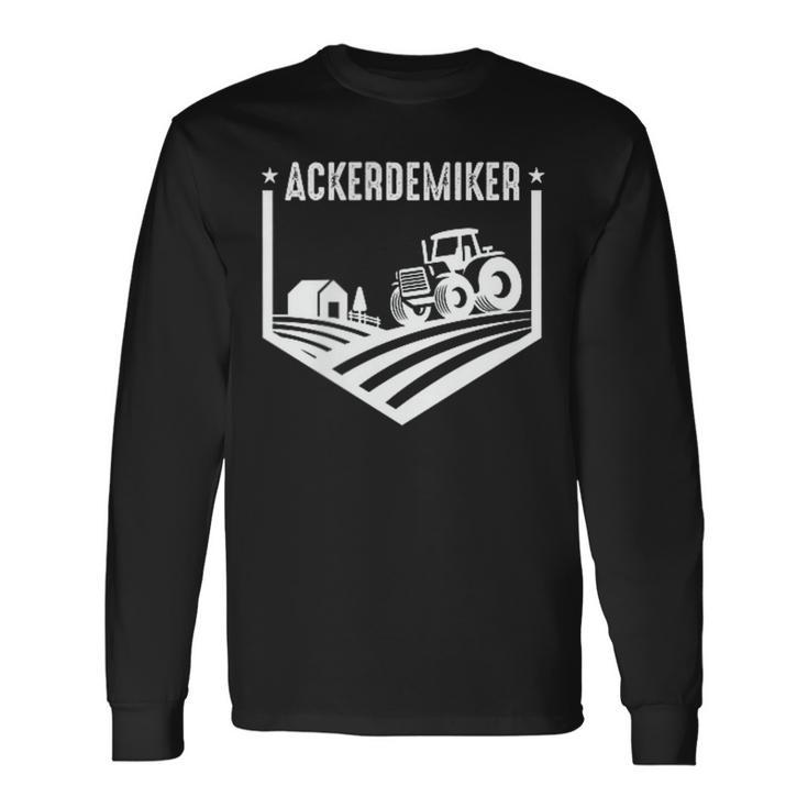 Farmer Tractor Lovers Farmers Child Pocket Print Farmers Demic Langarmshirts Geschenkideen