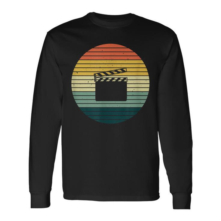 Film Flapintage I Filmmaker Motif For Cameraman Langarmshirts Geschenkideen