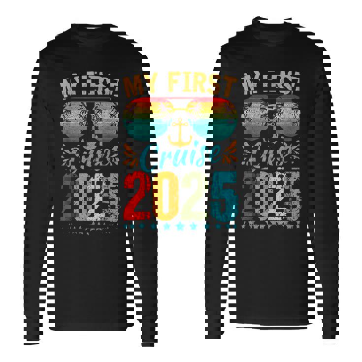 My First Cruise 2025 Family Vacation Trip Ship Matching Long Sleeve T-Shirt
