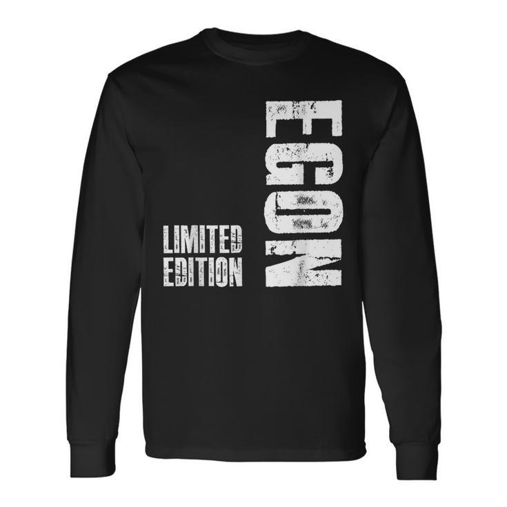 First Name Limited Edition Birthday For Egon Langarmshirts Geschenkideen