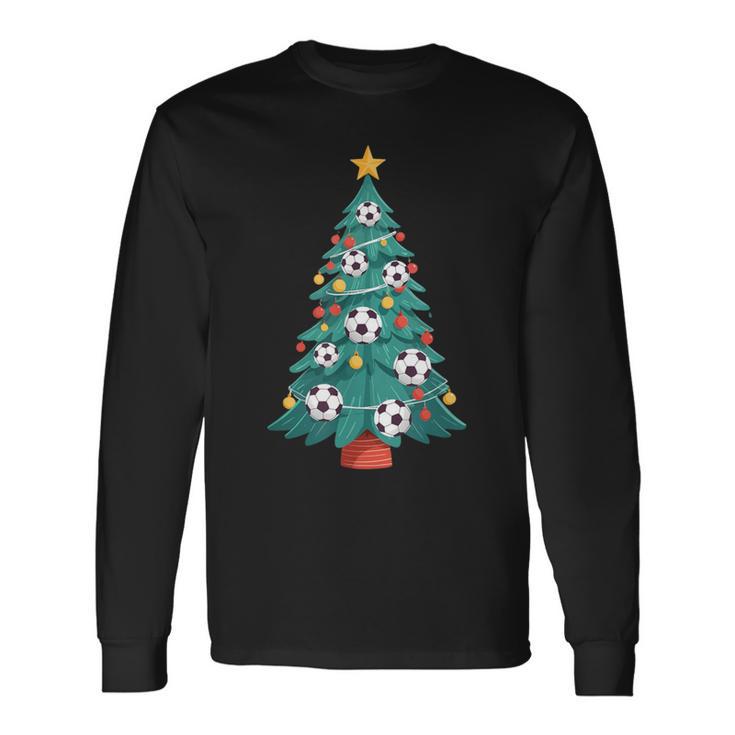 Football Christmas Tree Outfit For The Holidays Langarmshirts Geschenkideen