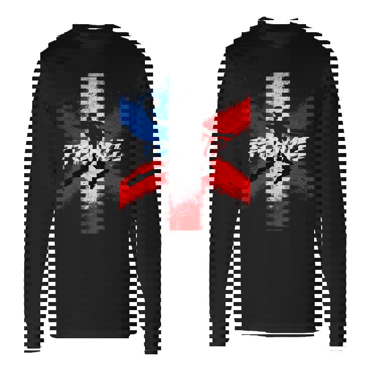Francia Baloncesto Camiseta de manga larga